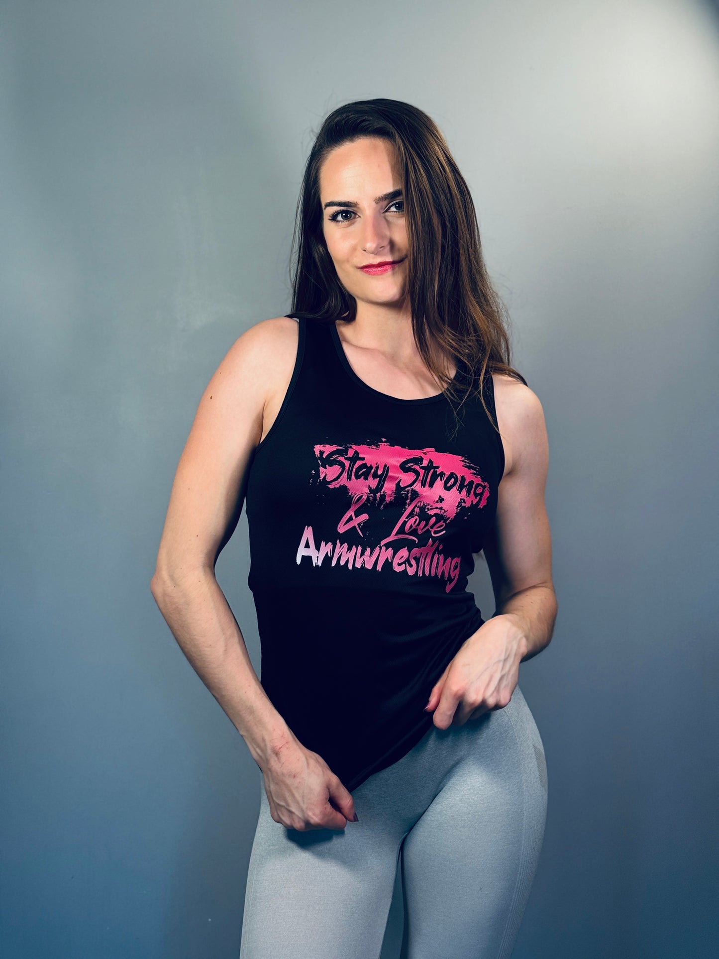 Stay Strong and Love Armwrestling Tank WOMEN